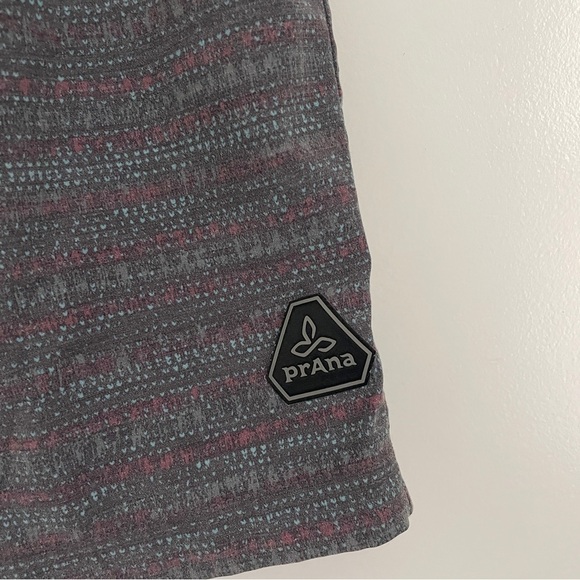 prAna Men’s Medium Drawstring Board Shorts UPF 50+ Gray Multicolor size M - Picture 3 of 9